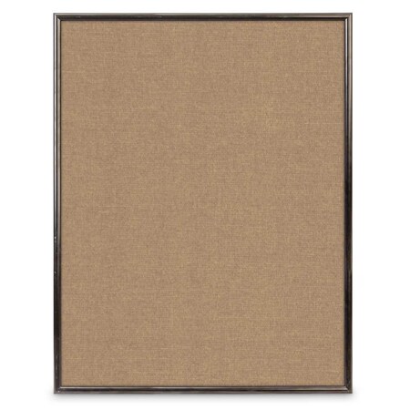 United Visual Products Corkboard, Fabric, Blk/Cin, 2 Door, 72 x 36" UV305-BLACK-CINNABA